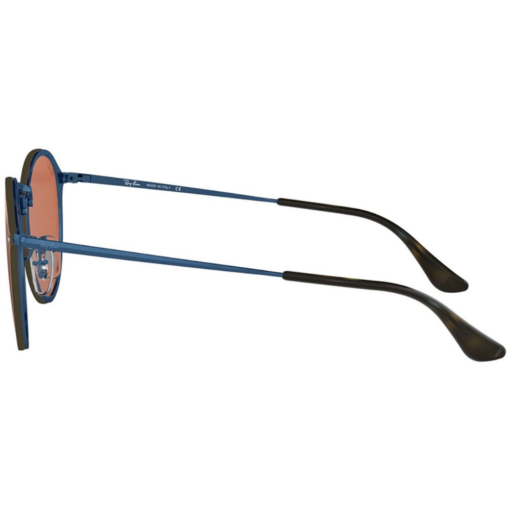 Ray-Ban Sunglasses Blue w/Orange Gold Lens - Picture 4 of 5